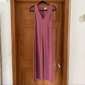 Aritzia Wilfred Sleeveless Midi Dress in Dusty Rose (Size 0)